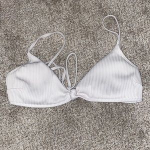 White Hollister Bikini Top